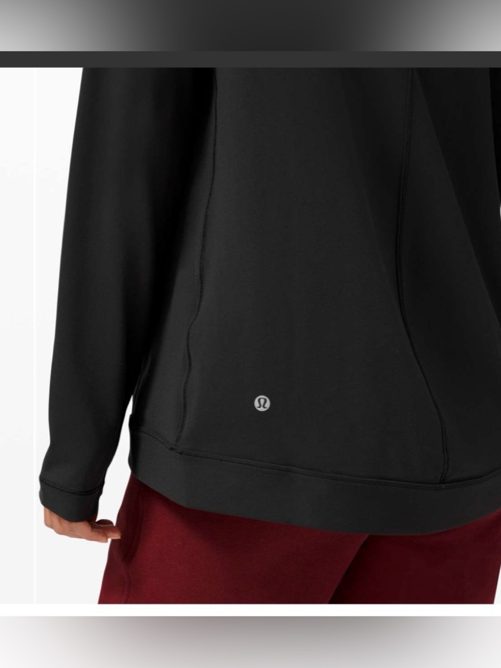 Lululemon Rulu Rally Wrap In Black , size 4 - Picture 4 of 12